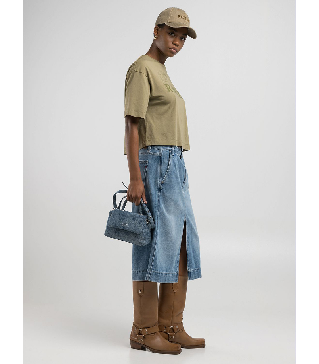 ウオッシュデニムミニバッグ 詳細画像 ライトブルー 4